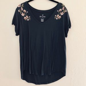 LIKE NEW ⚡️ Embroidered Tee